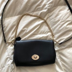 Small black coach bag